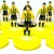 Subbuteo Andrew Table Soccer AEK Athens 2014-15 on Classic Hasbro bases